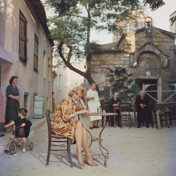 ' Melina Mercouri ' By Slim Aarons Oversized C Type