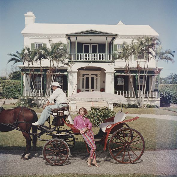 ' Bermudan Hostess ' By Slim Aarons Oversized C Type