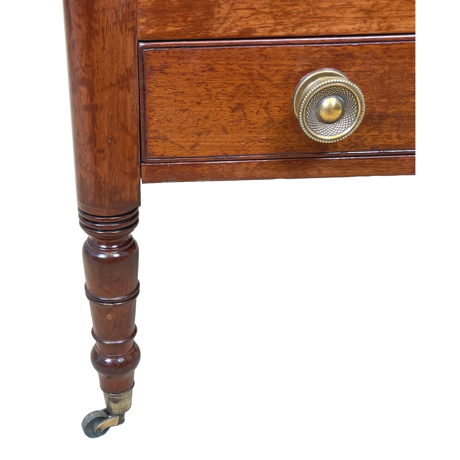 Regency Mahogany Antique Boat Shaped Canterbury  (England, Circa 1810) photo buy