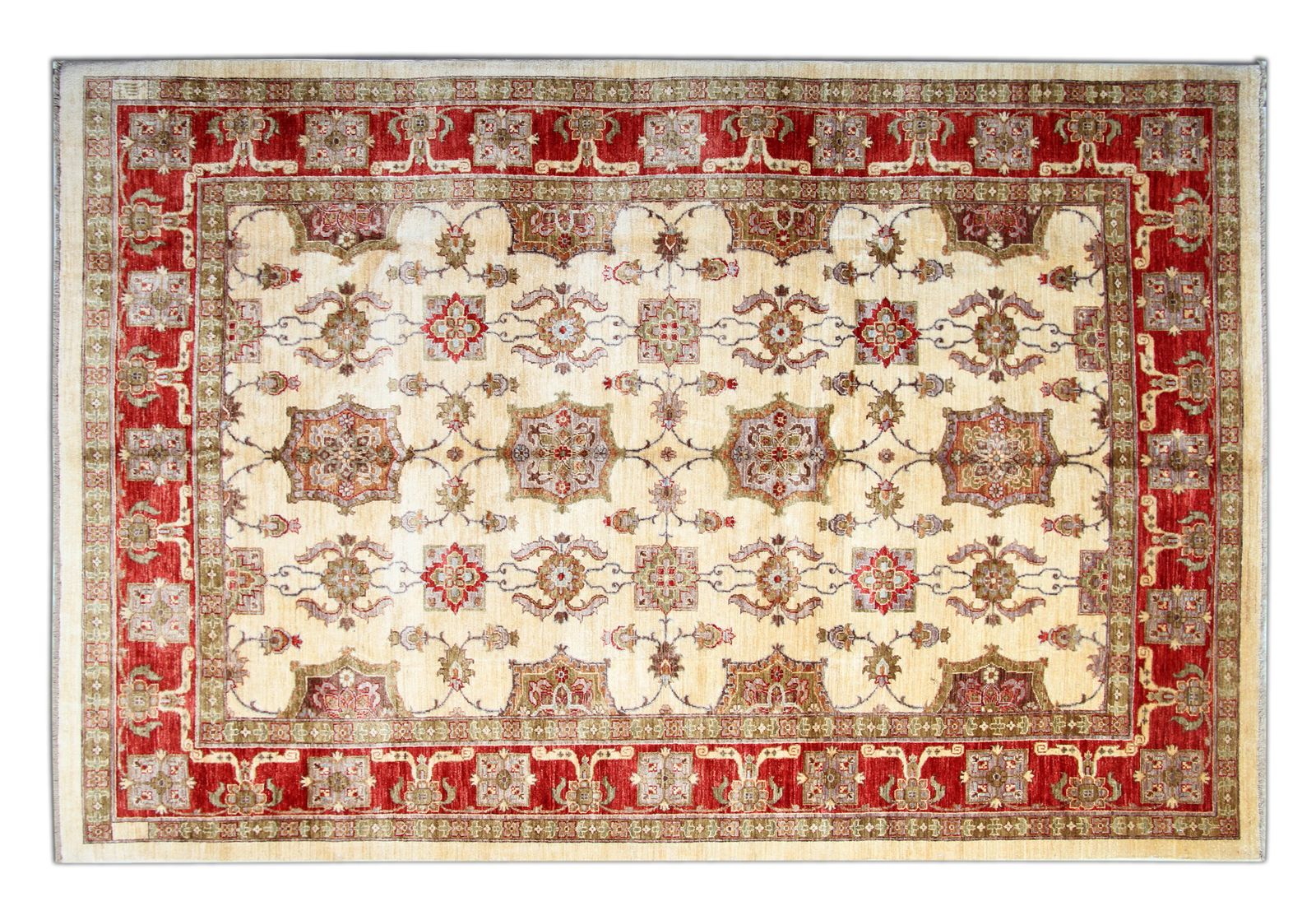 Hand Made Wool Ziegler Sultanabad Rug, Oriental Carpet 200 X 292 Cm photo buy