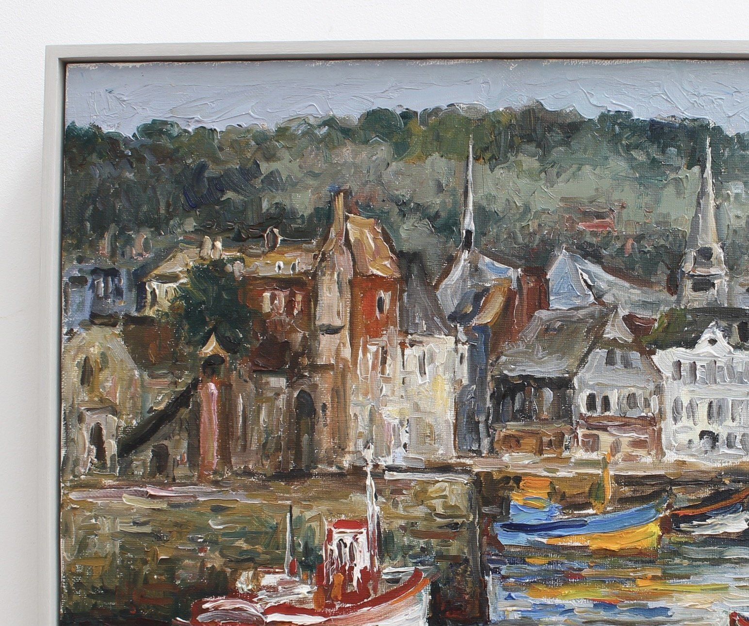 The Port Of Honfleur' By Gervais Leterreux (1993) photo Art