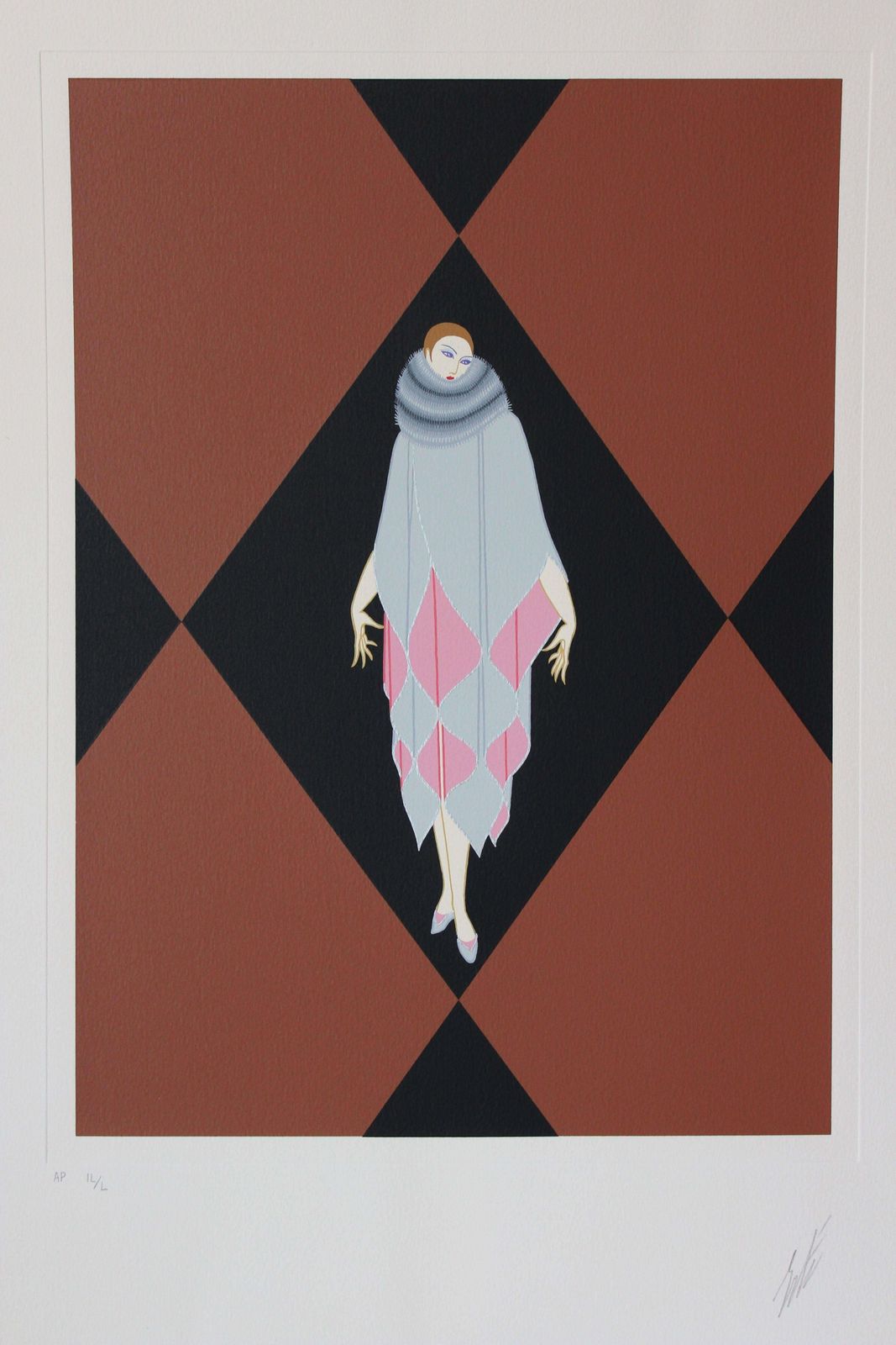 Erté (Romain De Tirtoff)   Manhattan Mary IV: Serigraph Broadway Musical
