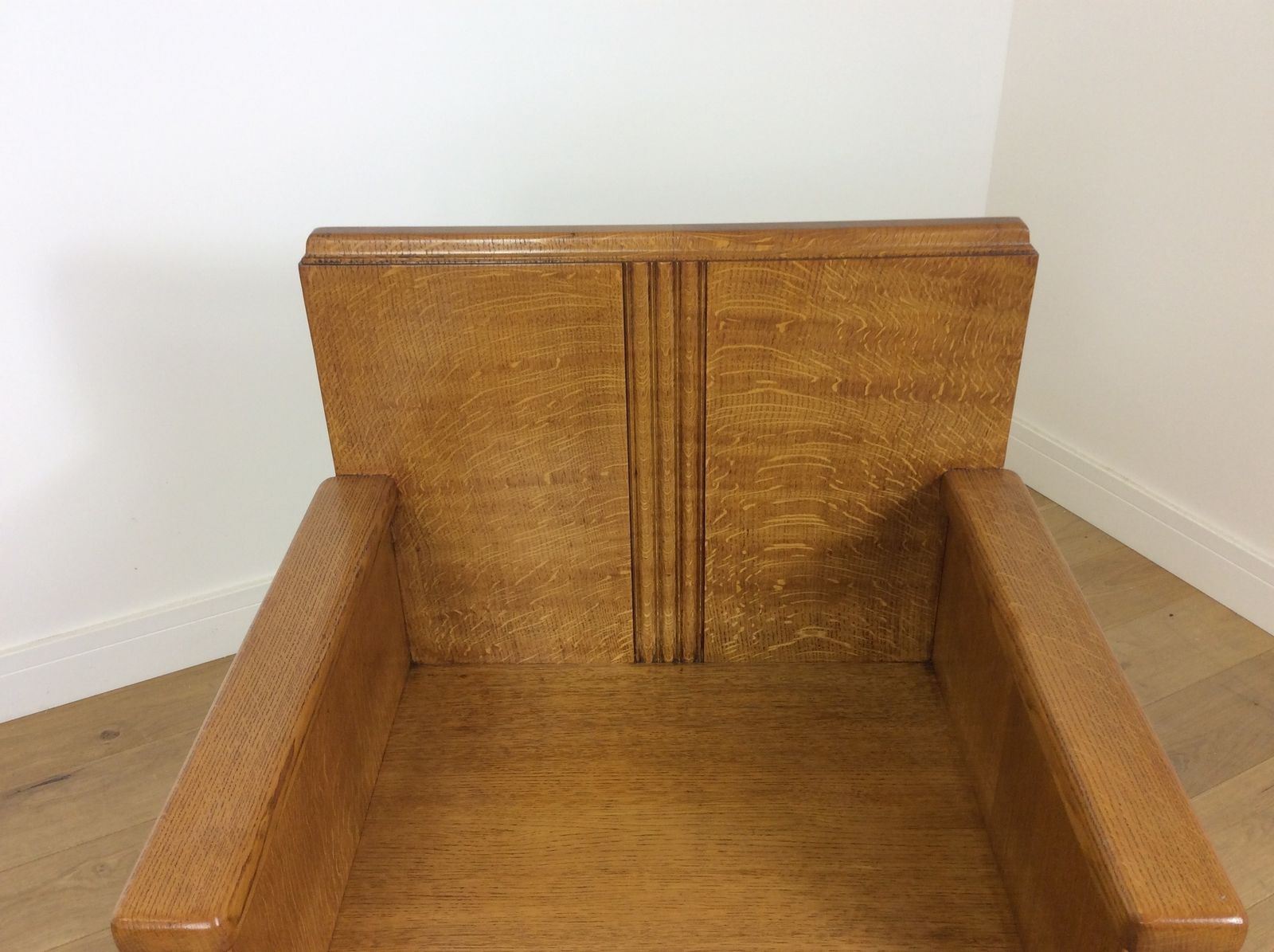 Art Deco Chairs Solid Oak From The Seafarers Mission Southampton photo buy