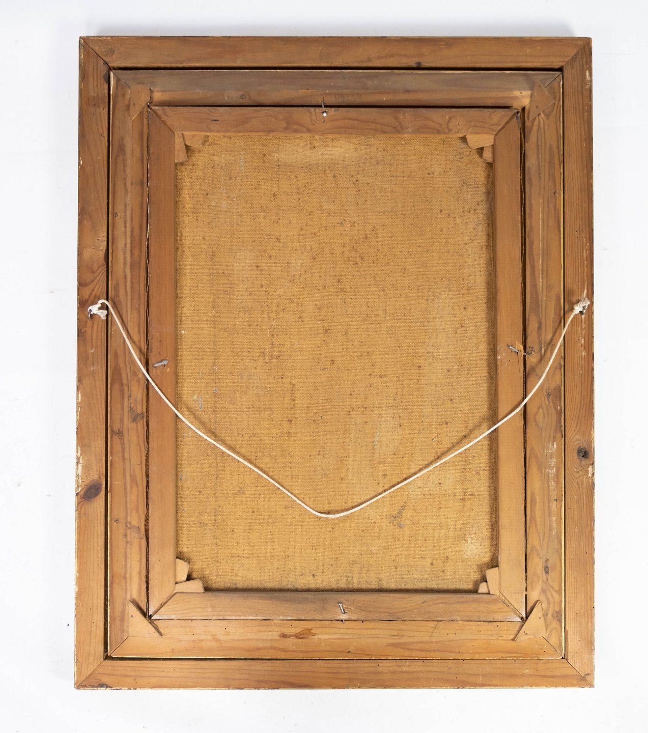 Motif Of A Home And With Gilded Frame, Unknown Signature From The 1920s. photo Art