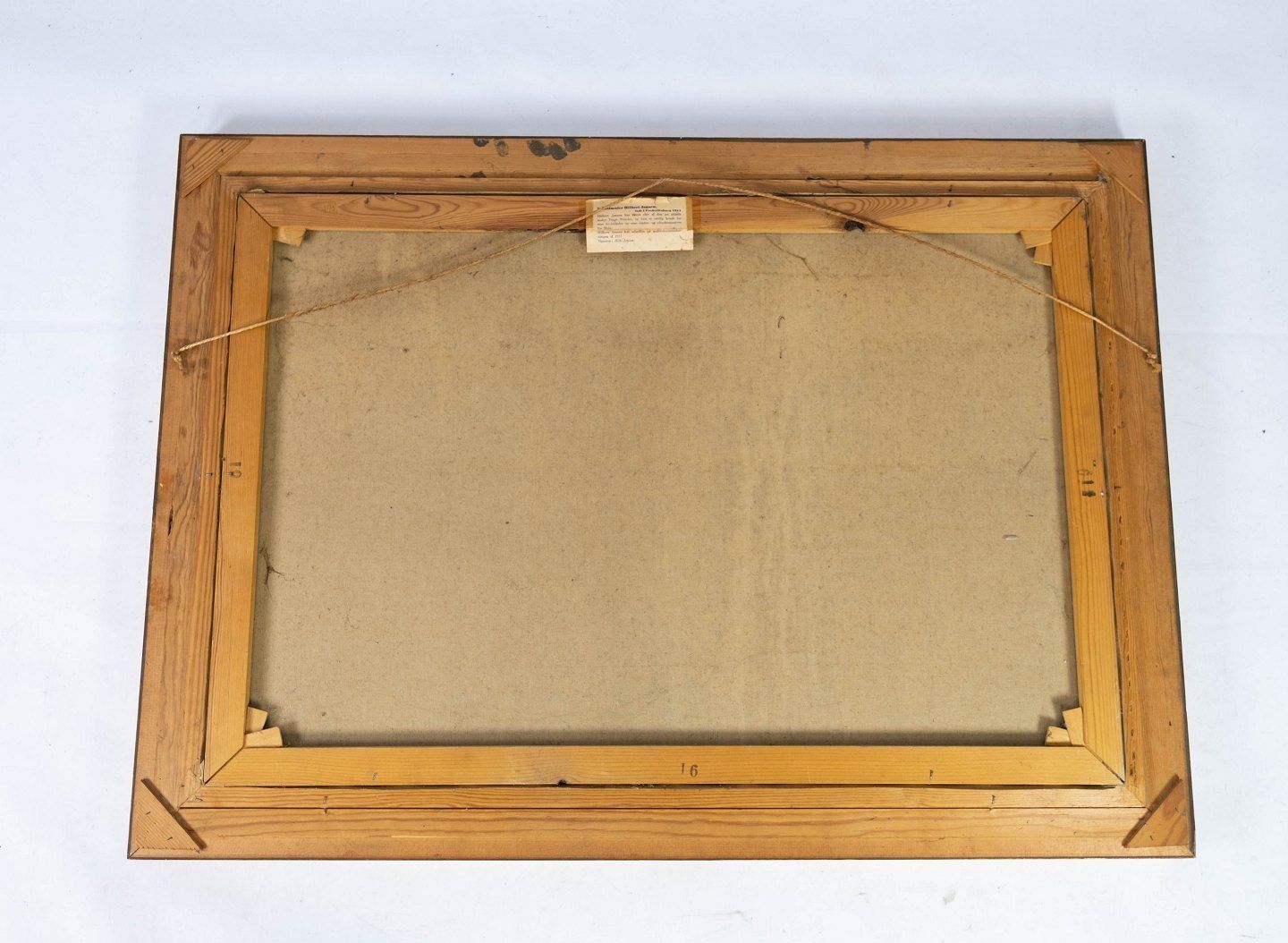 Oil Painting With Natural Motif And Gilded Frame, With Unknown Signature From The 1920s. photo for sale