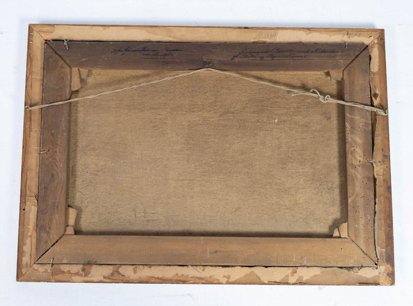 Oil Painting With Natural Motif And Gilded Frame, Without Signature From The 1890s. photo Art