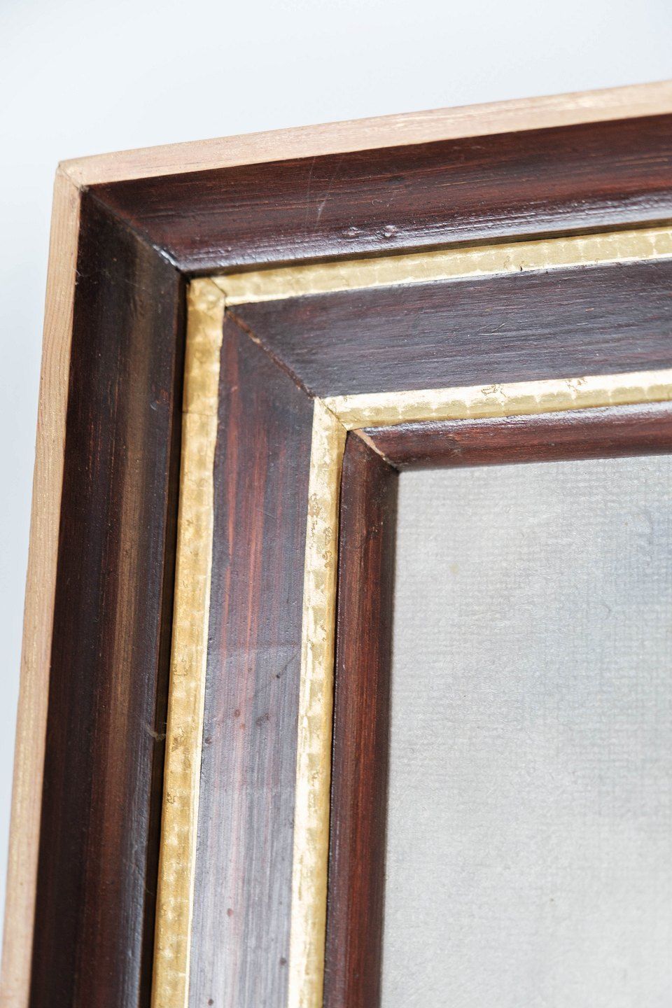 Painting On Canvas With Natural Motif And With Dark Wooden Frame, Signed H.O. photo 225.0