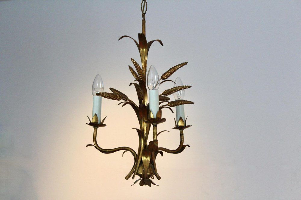 Wheat Sheaf Chandelier By Hans Kögl