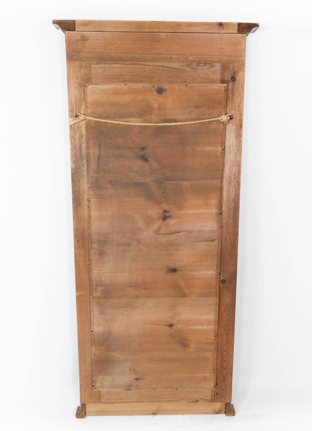 High Mirror Of Walnut Wood, From Around 1880. photo vinterior