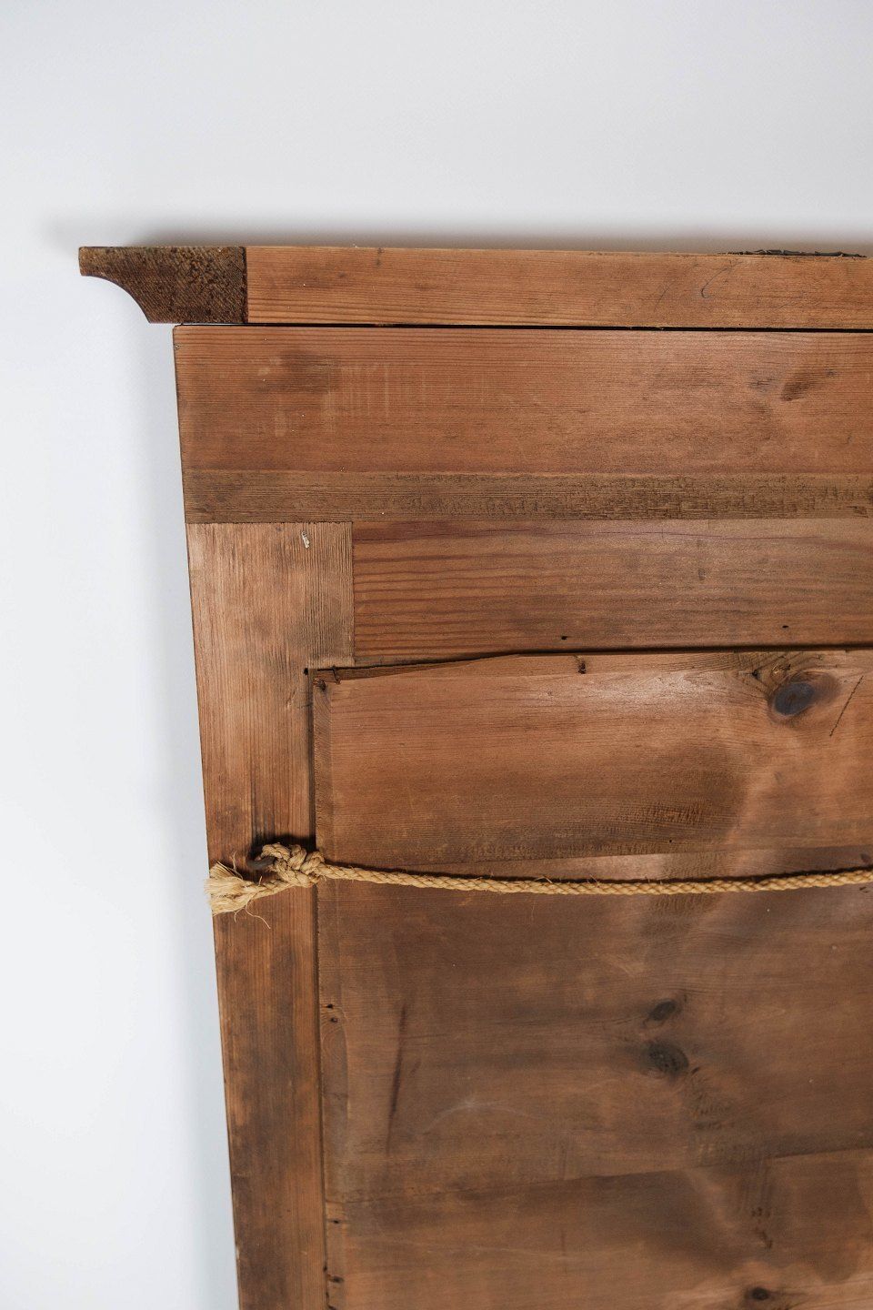 High Mirror Of Walnut Wood, From Around 1880. photo buy