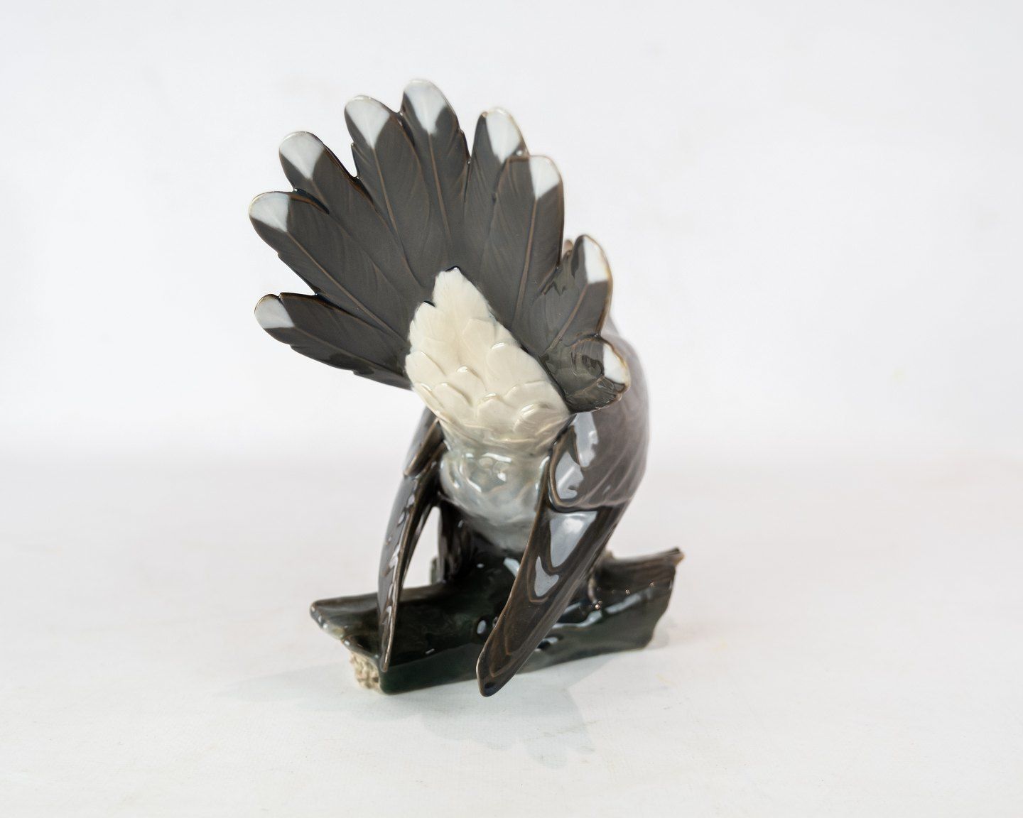 Porcelain Figure In The Shape Of A Cuckoo, No .: 1770 By Bing And Grondahl. photo Art