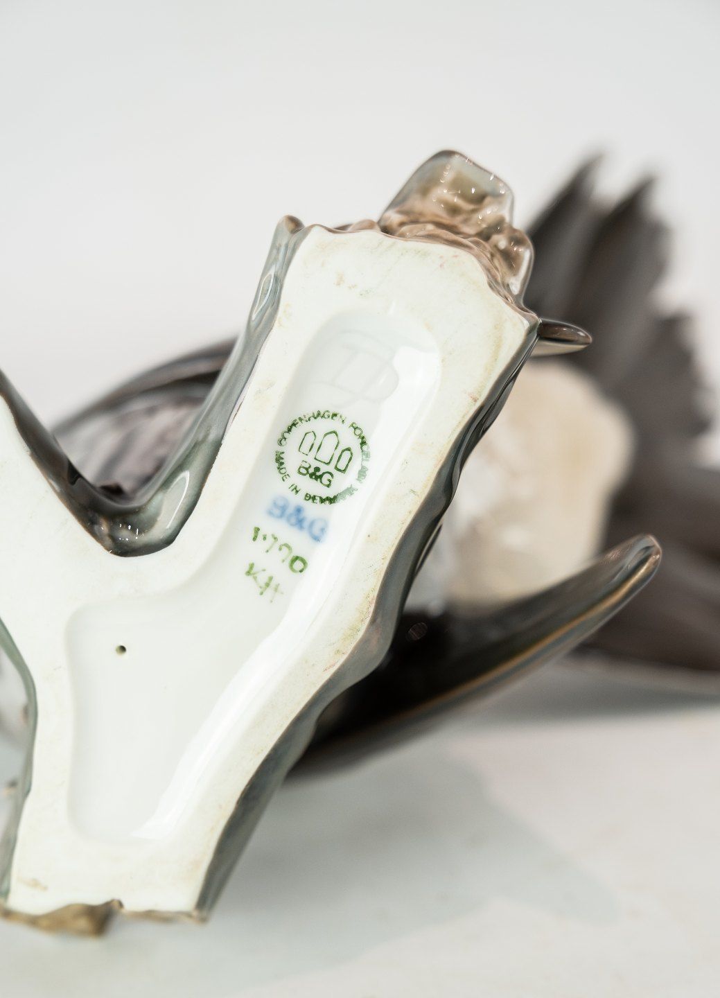 Porcelain Figure In The Shape Of A Cuckoo, No .: 1770 By Bing And Grondahl. photo vinterior