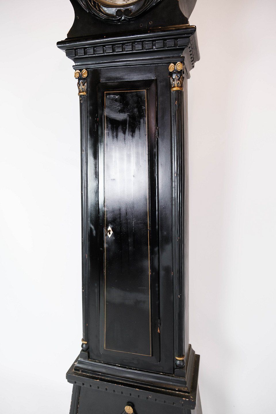 Bornholm Watch Of Black Painted Wood photo for sale