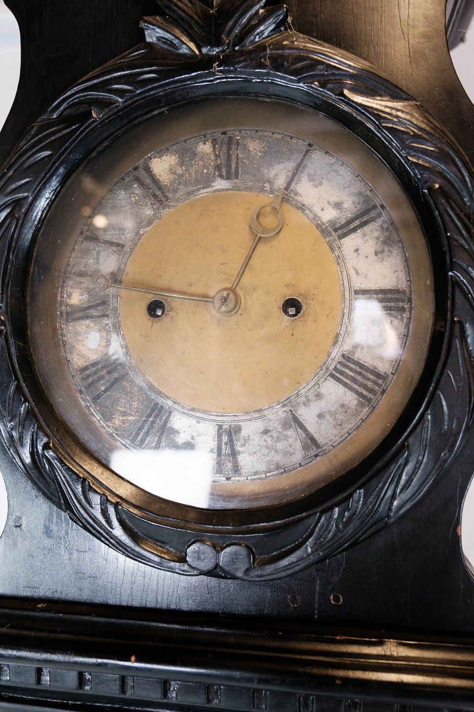 Bornholm Watch Of Black Painted Wood photo vinterior