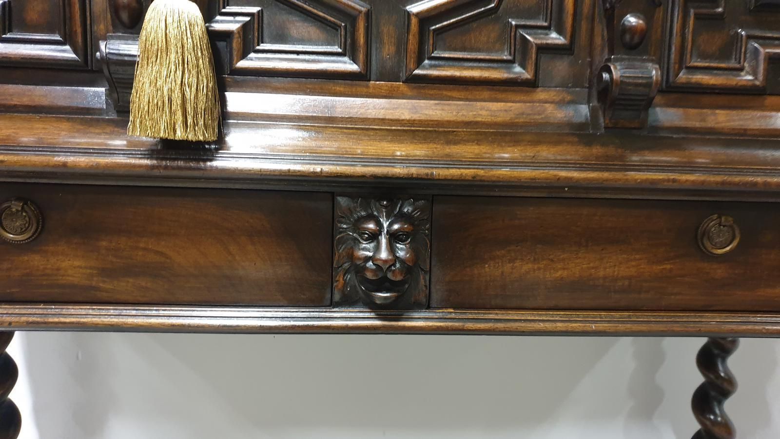 Furniture Superb Walnut Cabinet On Stand photo