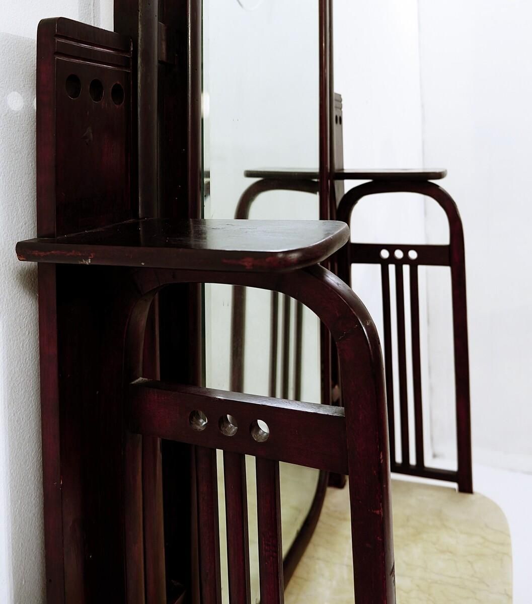 Art Nouveau Hall Stand In The Style Of Joseph Hoffmann, 1930s photo for sale