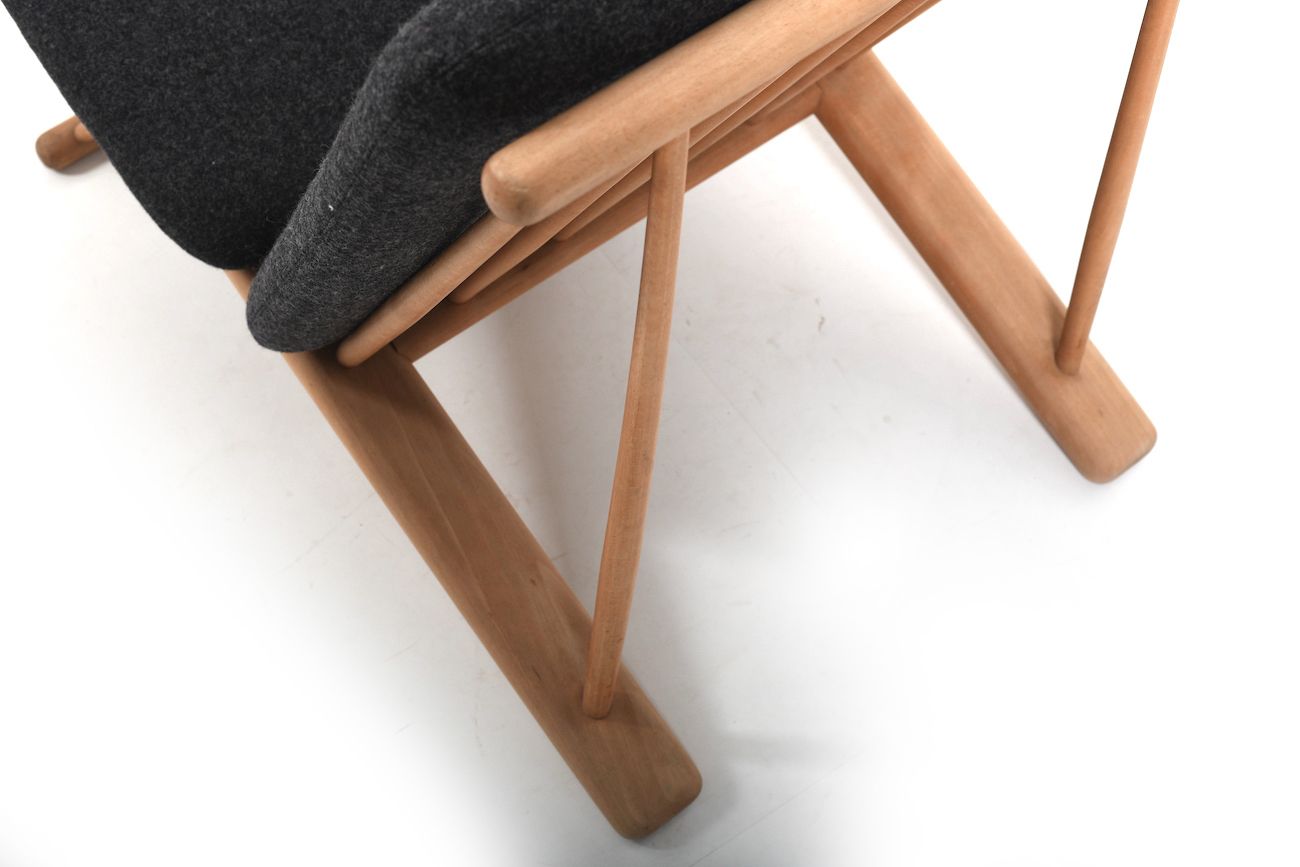 Rare Danish Easychair By Poul M.Volther For Fdb Møbler 1954 photo vintage