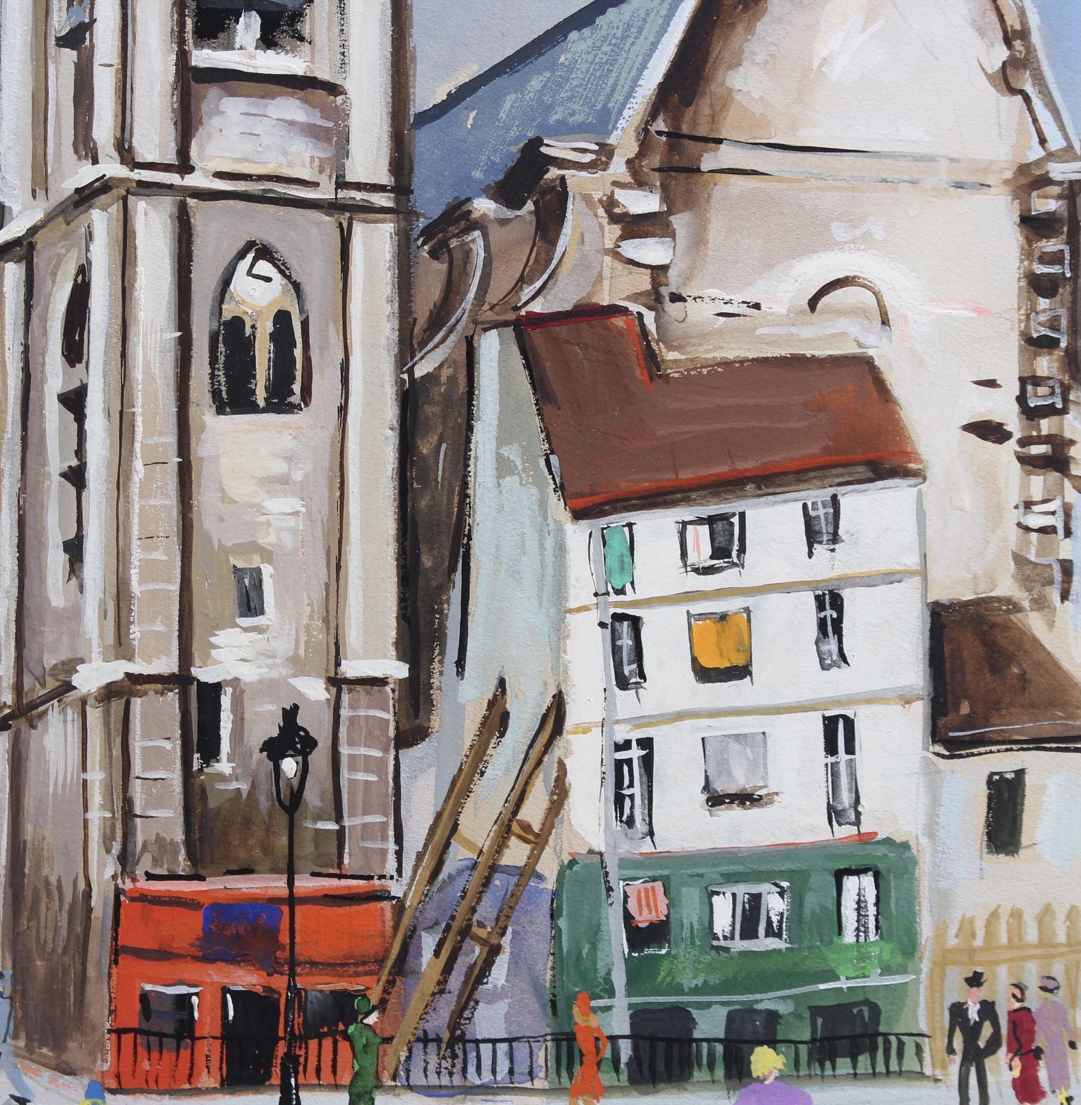 photo for sale 'Church Of Saint Nicolas Du Chardonnet In Paris' By Lucien Génin (Circa 1930s)