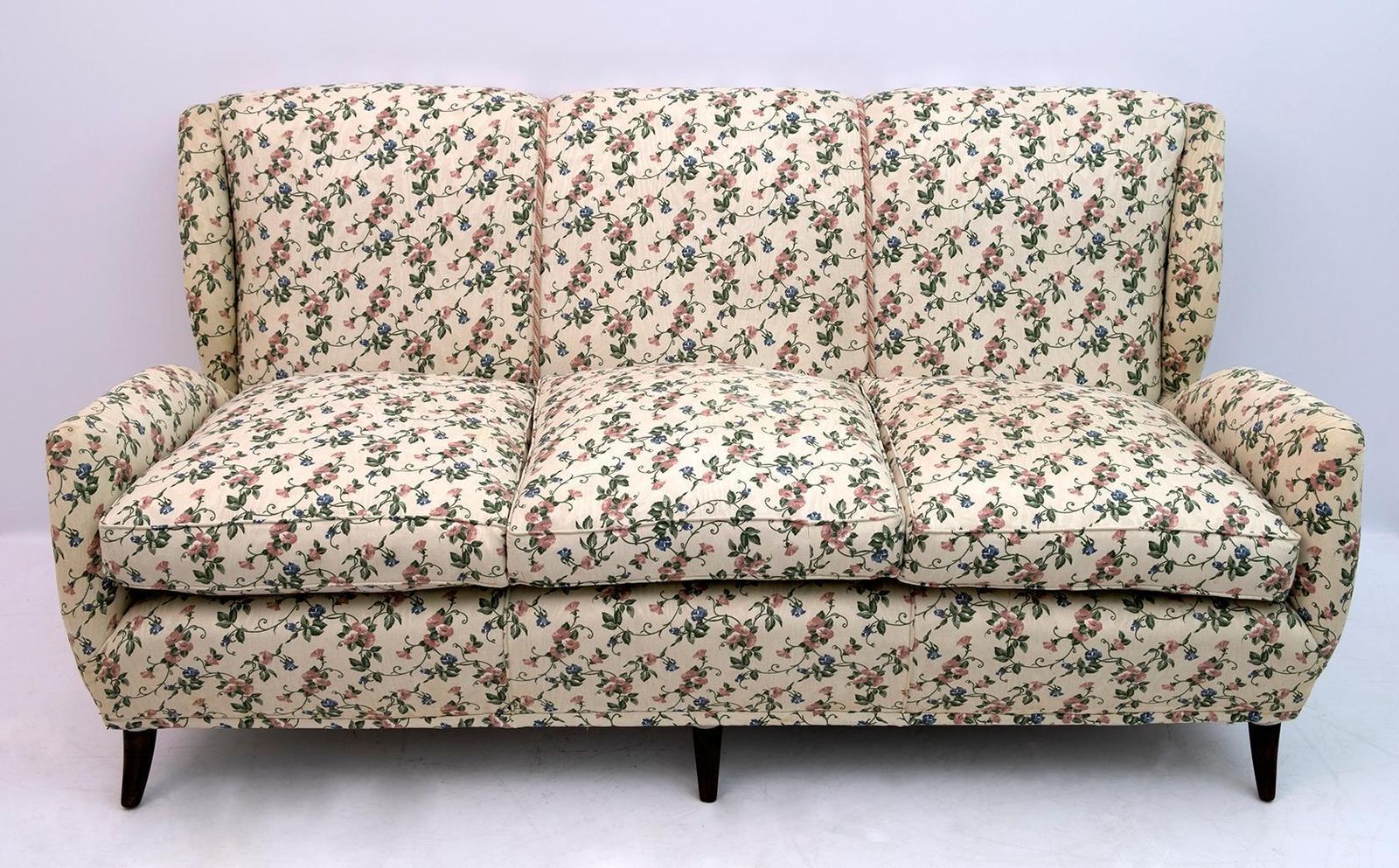 Gio Ponti N. 512 Mid Century Modern Italian Sofa For Isa, 1950s photo for sale