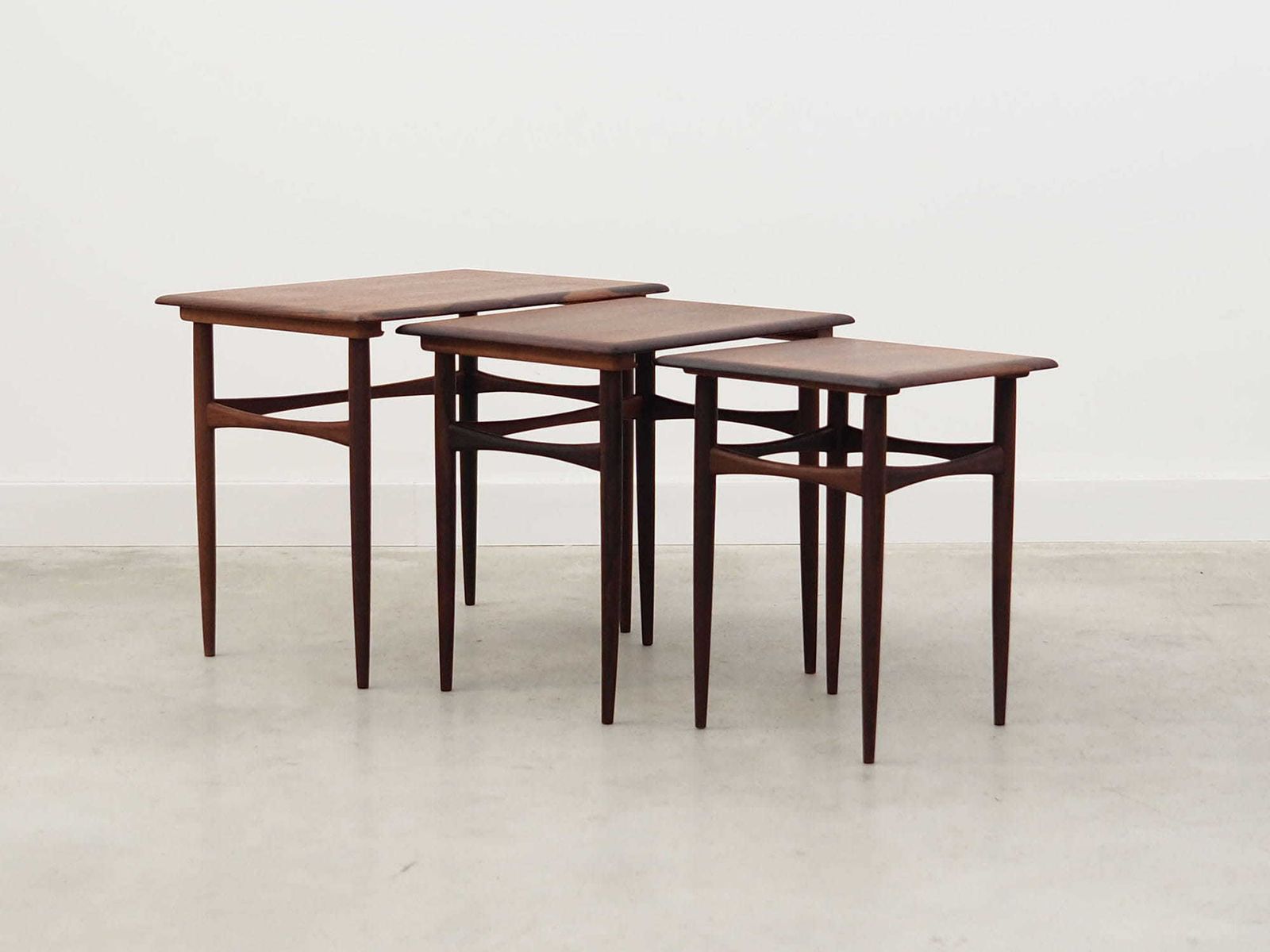 Set Of Three Vintage Tables, Danish Design, 60's, Production: Denmark photo furniture