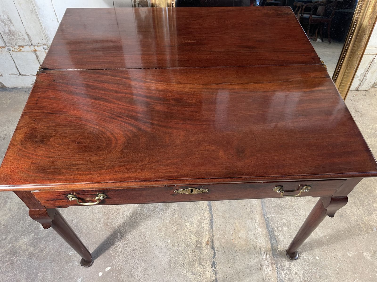 Georgian Cuban Mahogany Card  Extending  Table photo Furniture