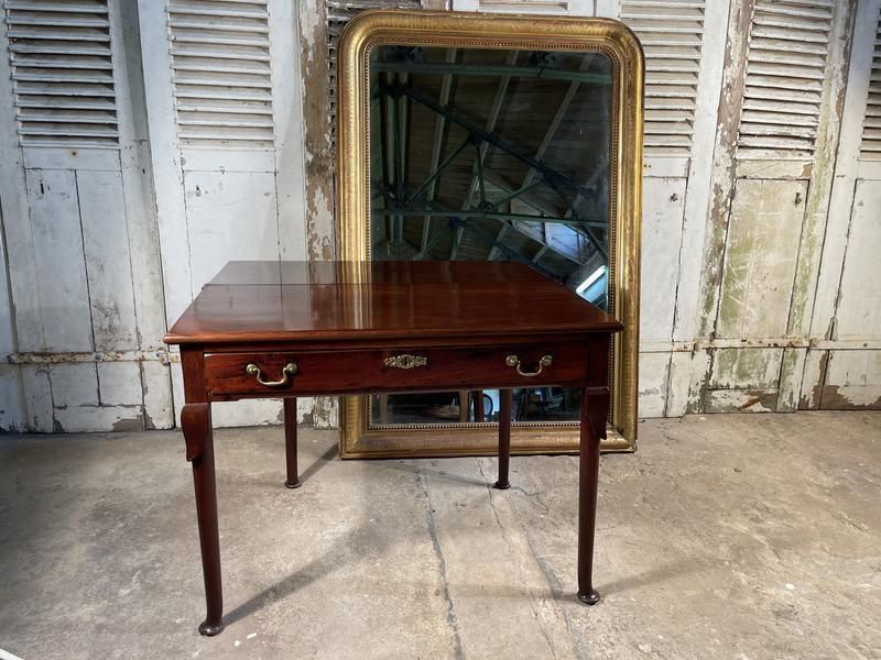 photo buy Georgian Cuban Mahogany Card  Extending  Table