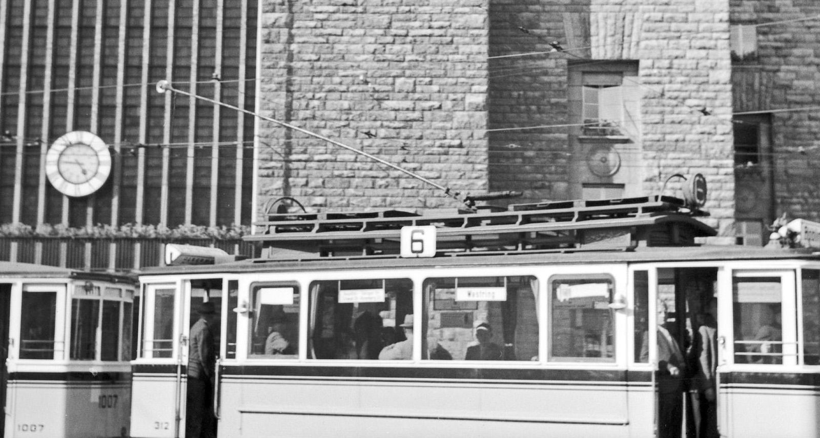Tram Line No. 6 In Front Of Main Station, Stuttgart Germany Karl Heinrich Lämmel photo furniture
