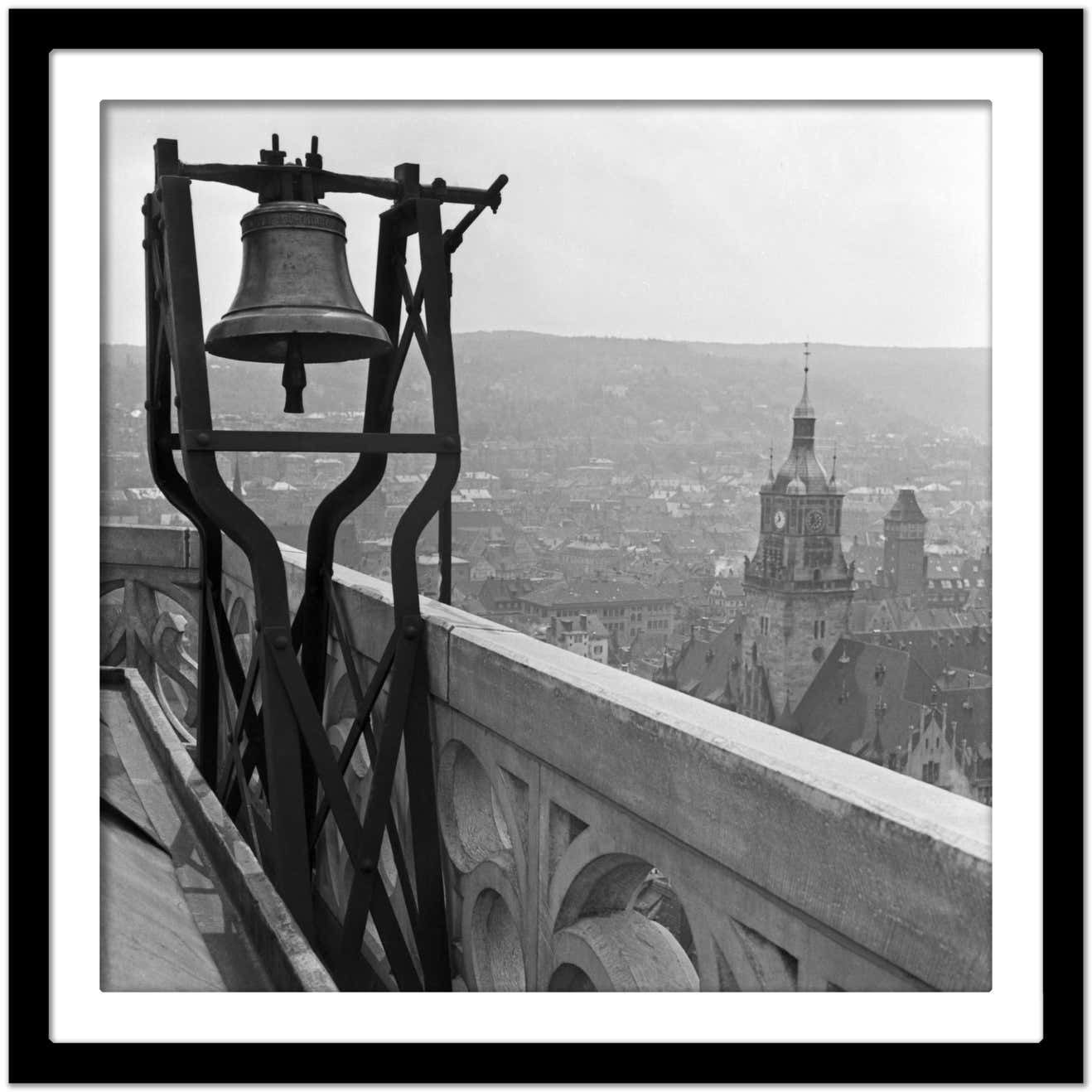 Karl Heinrich Lämmel View To Stuttgart City Hall, Germany 1935, Printed Later 1935/2021 photo 698.0