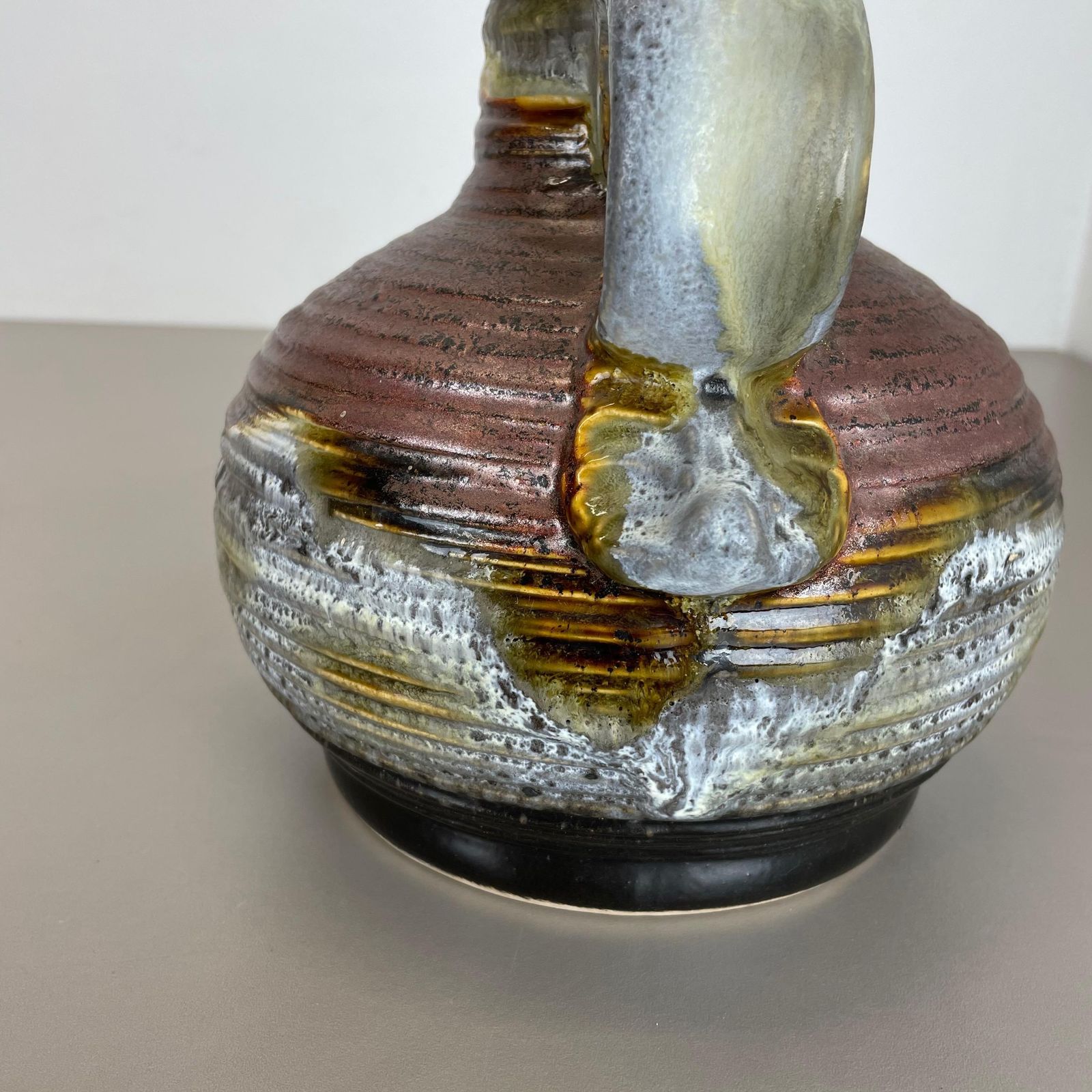 Super Rare Fat Lava Ceramic Pottery Vases By Dümmler And Breiden, Germany, 1970s photo vinterior
