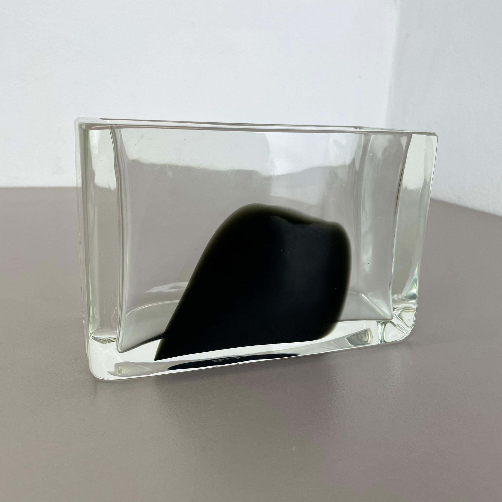 New Old Stock Large Murano Glass Vase Antonio Da Ros Cenedese 1970, No.2 photo 2139.0