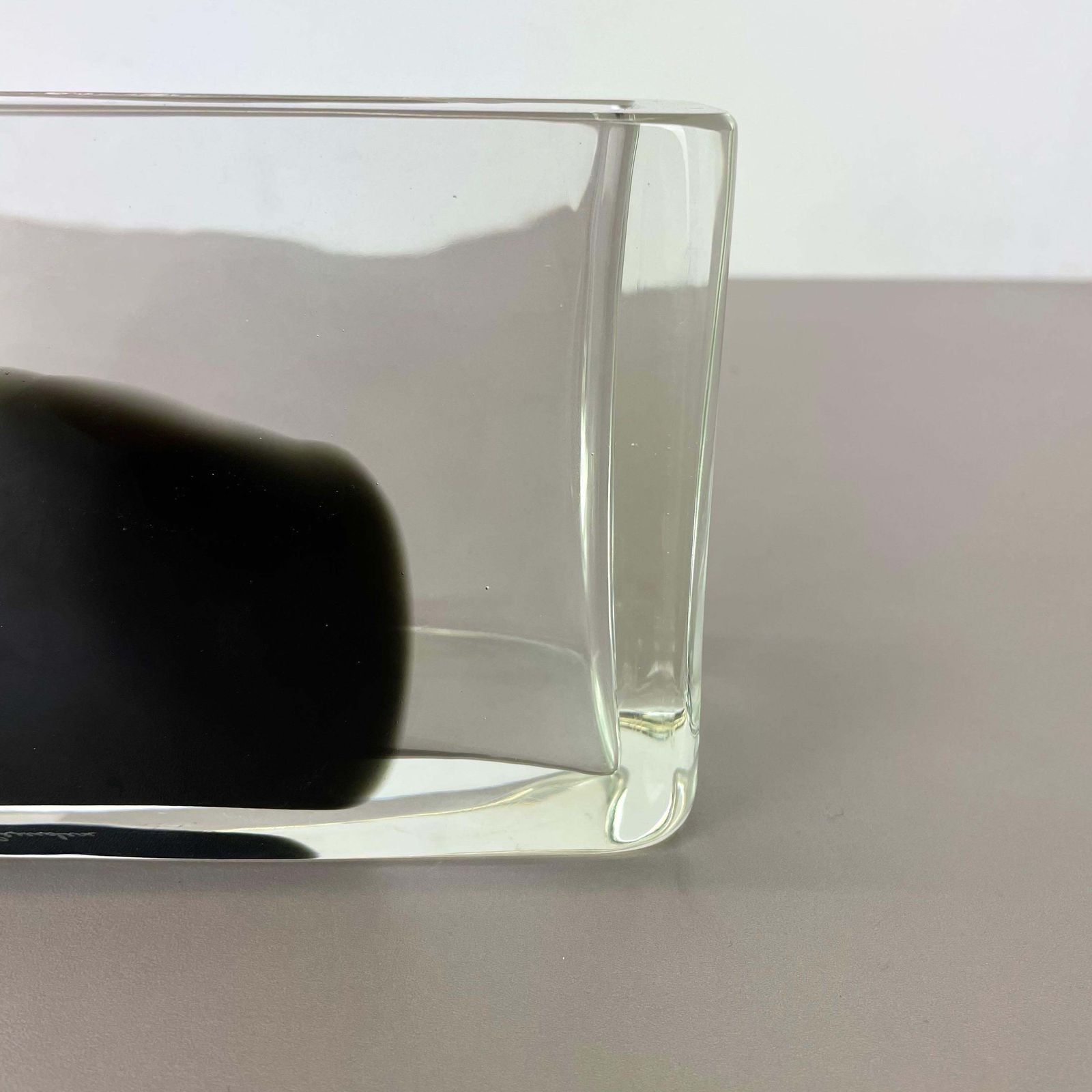 New Old Stock Large Murano Glass Vase Antonio Da Ros Cenedese 1970, No.2 photo vintage