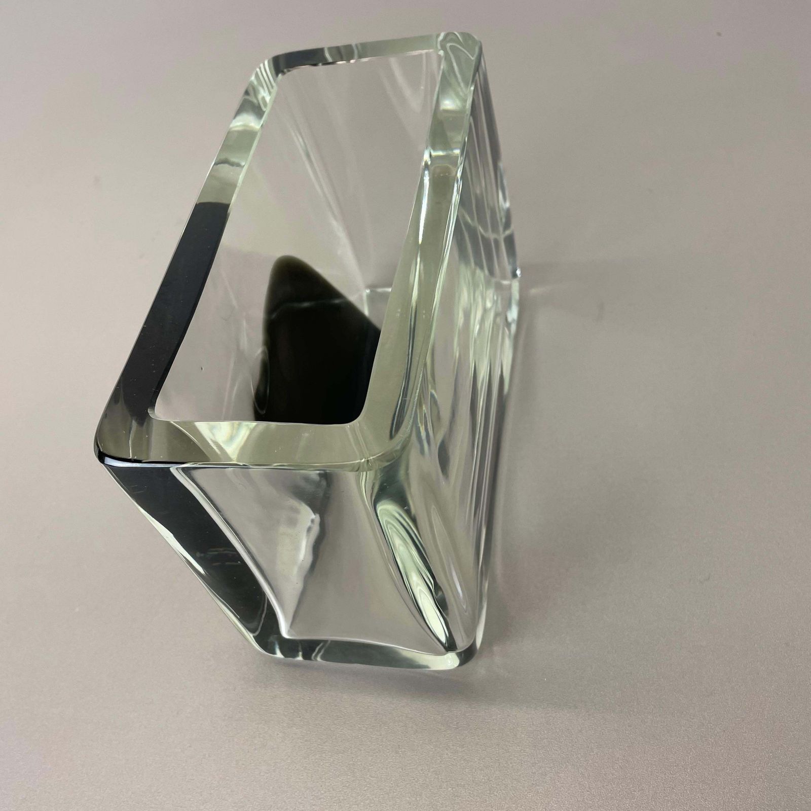 photo vinterior New Old Stock Large Murano Glass Vase Antonio Da Ros Cenedese 1970, No.2