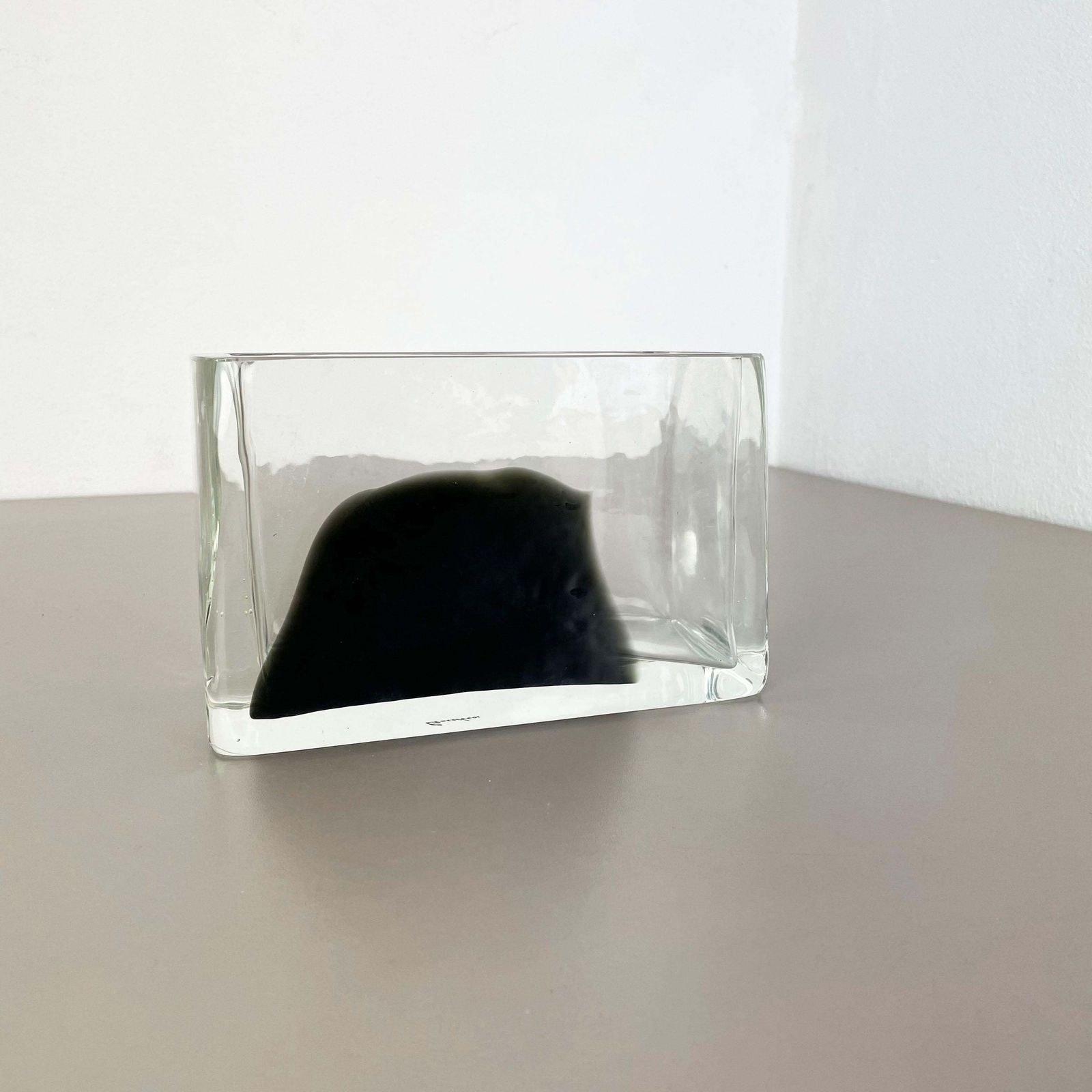 New Old Stock Large Murano Glass Vase Antonio Da Ros Cenedese 1970, No.1 photo for sale