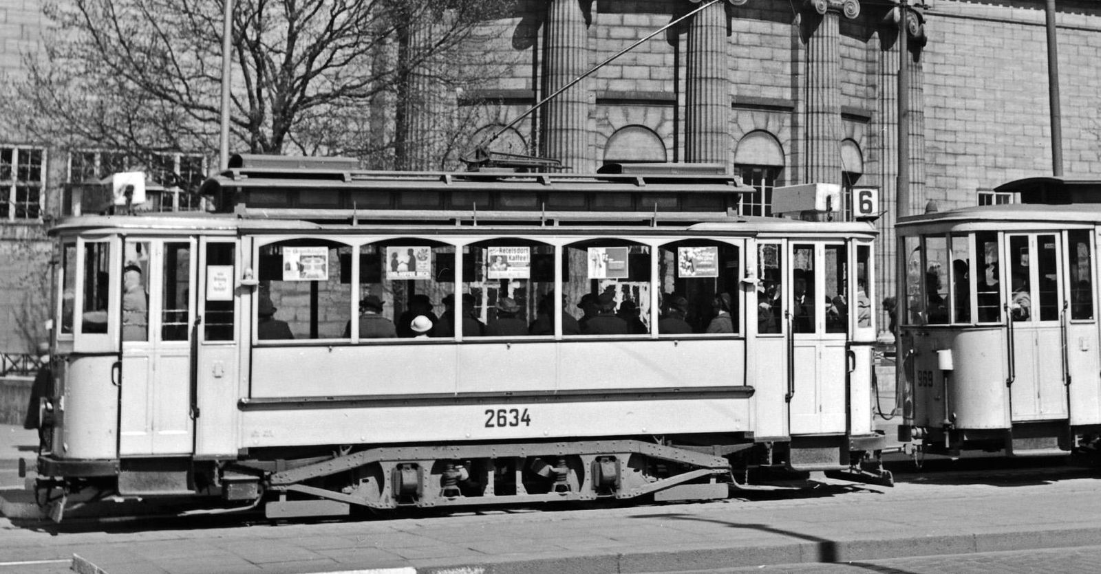 A Tram Passes The Kunsthalle At Hamburg, Germany Karl Heinrich Lämmel photo furniture