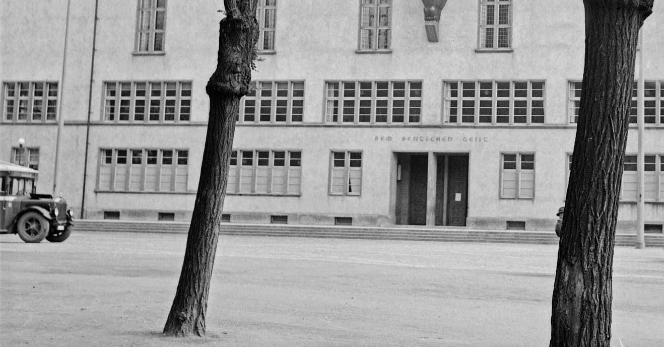 Karl Heinrich Lämmel Building Of Heidelberg University, Germany 1938, Printedlater 1938/2021 photo furniture