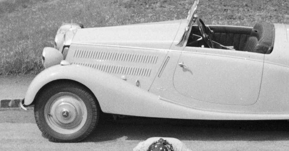 Karl Heinrich Lämmel To Neckargemuend Mercedes Benz Car Near Heidelberg, Germany 1936, Printed Later 1936/2021 photo for sale