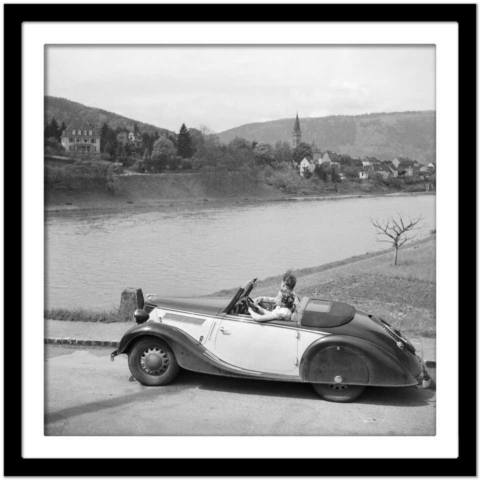 Karl Heinrich Lämmel Giong To Neckargemuend By Car Near Heidelberg, Germany 1936, Printed Later 1936/2021 photo Art