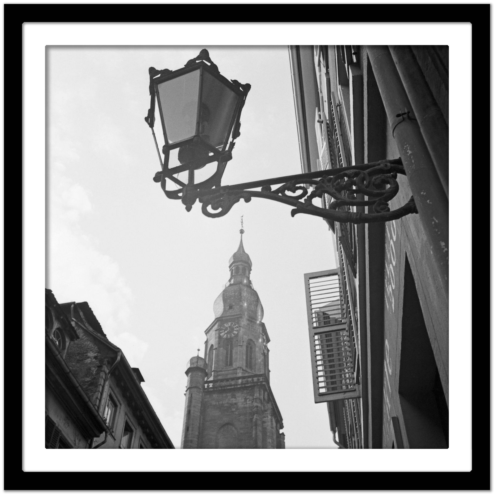 Karl Heinrich Lämmel Belfry Heiliggeistkirche Church Heidelberg, Germany 1936, Printed Later 1936/2021 photo Art