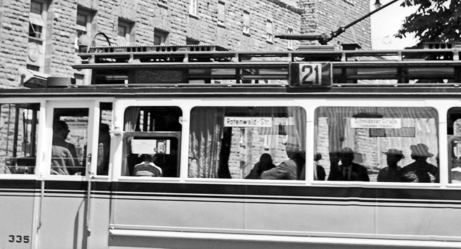Tram Line No. 2 At Main Station, Stuttgart Germany 1935, Printed Later photo furniture