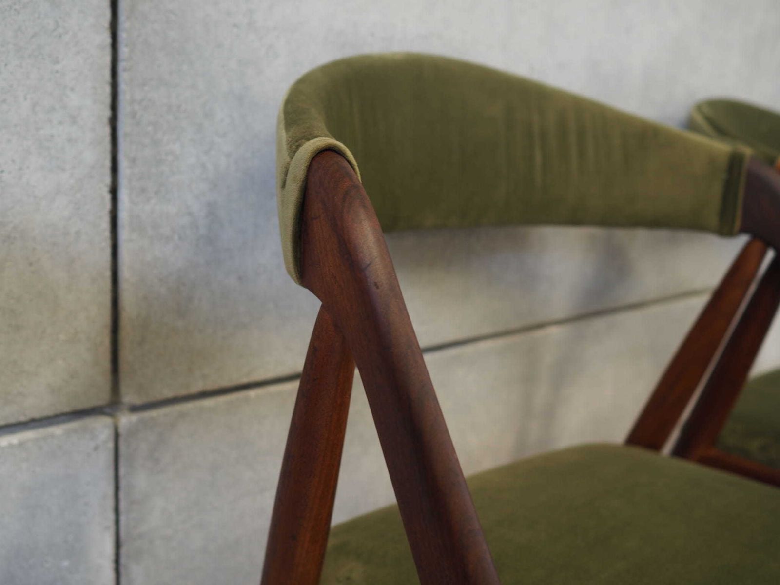 Set Van Vier Vintage Stoelen, Deens Design, Jaren 70, Gemaakt Door Kai Kristiansen photo vinterior