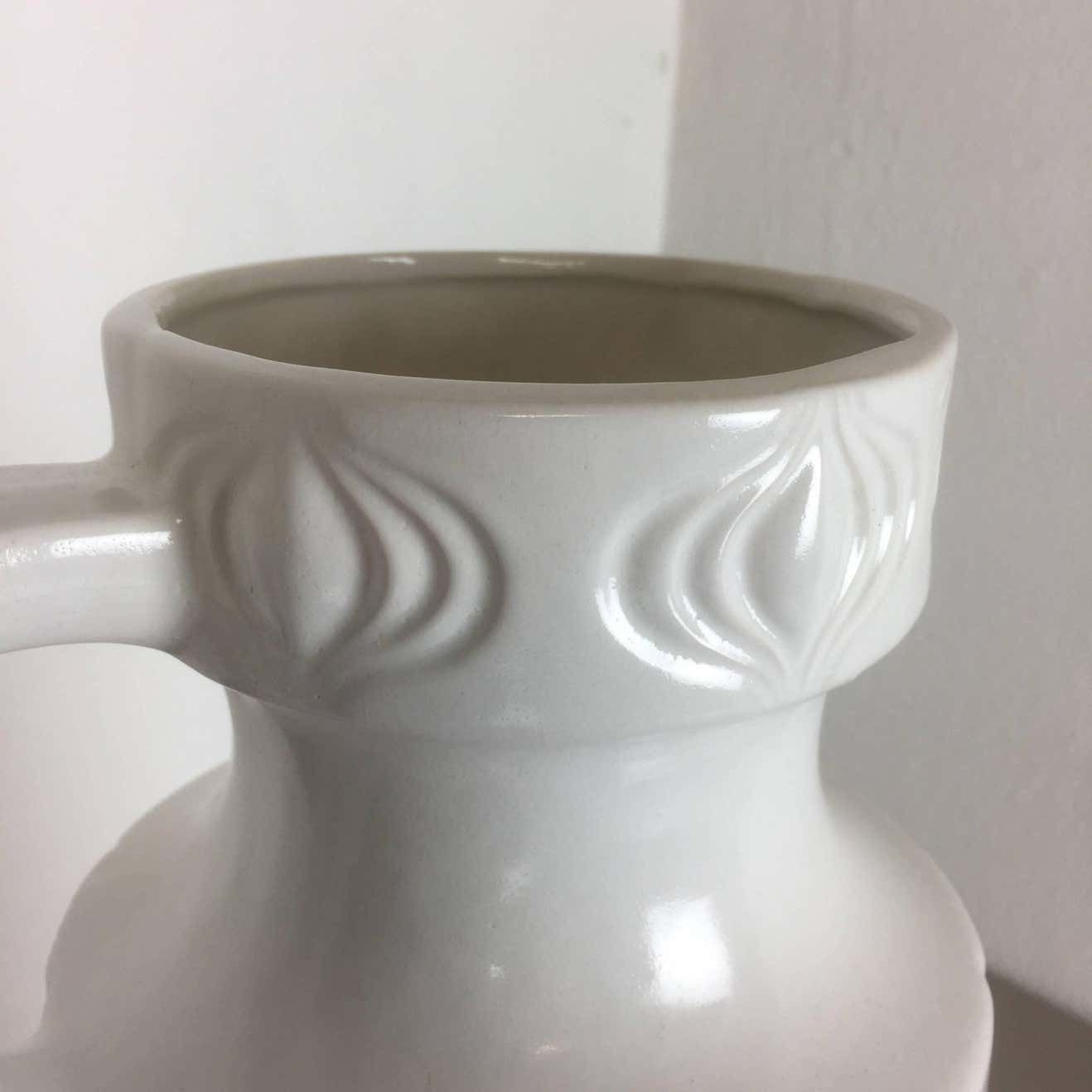 Set Of Two Vintage Pottery Fat Lava "Onion" Vases Made By Scheurich, Germany photo for sale