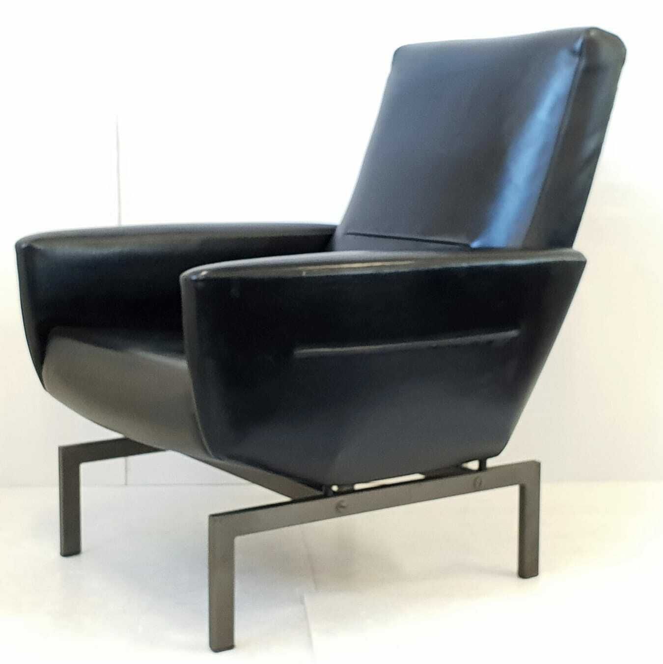 1960 Vintage Armchair By Genevieve Dangles & Christian Defrance For Burov