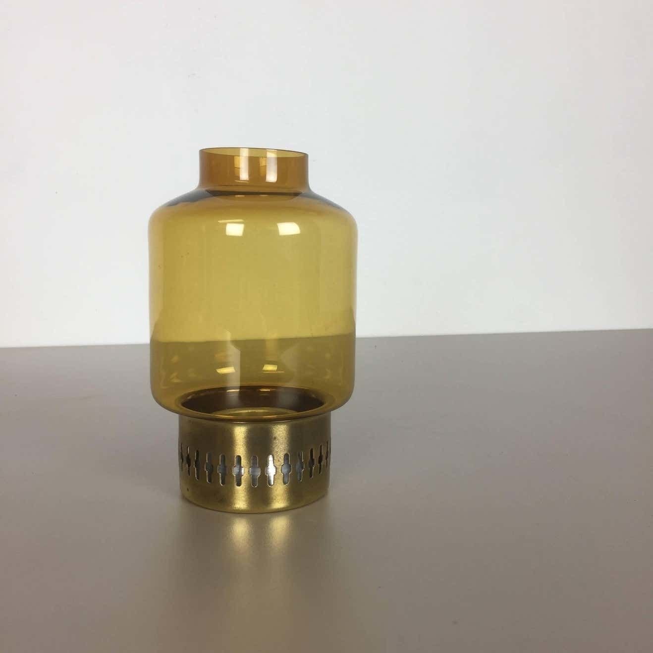 Vintage 1960s Brass Candleholder By Hans Agne Jakobsson Made In Sweden photo vintage