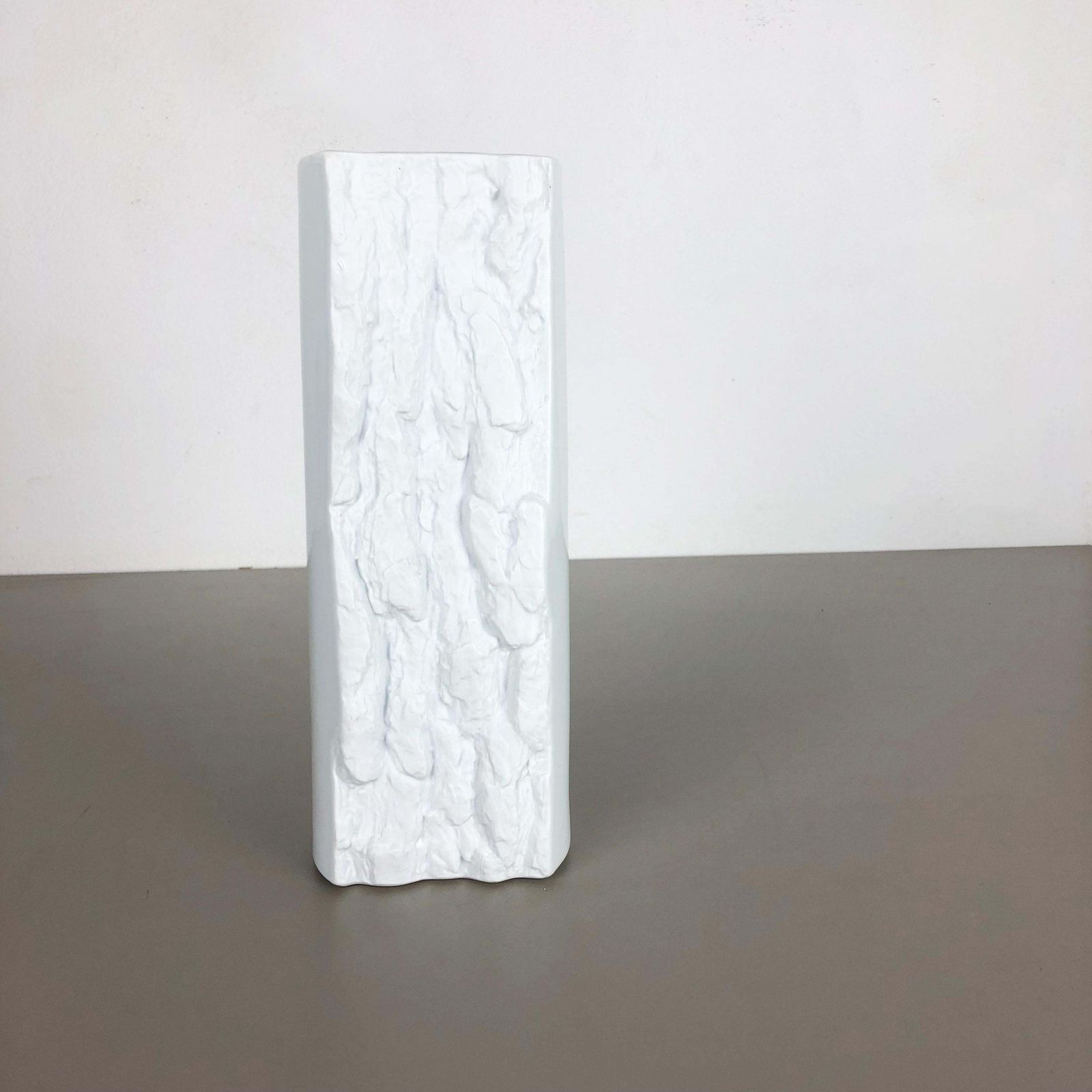 Original Large Porcelain Op Art Vase Made By Bareuther, Bavaria, Germany, 1970s photo furniture