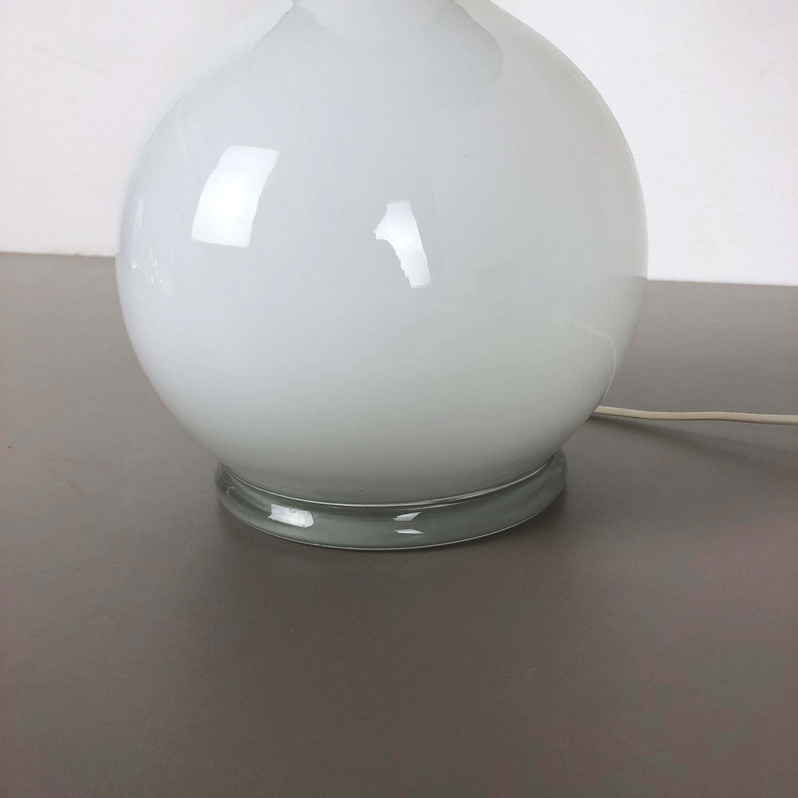 1091.0 Glass Table Light By Uno & östen Kristiansson For Luxus Vittsjö, Sweden, 1970s photo
