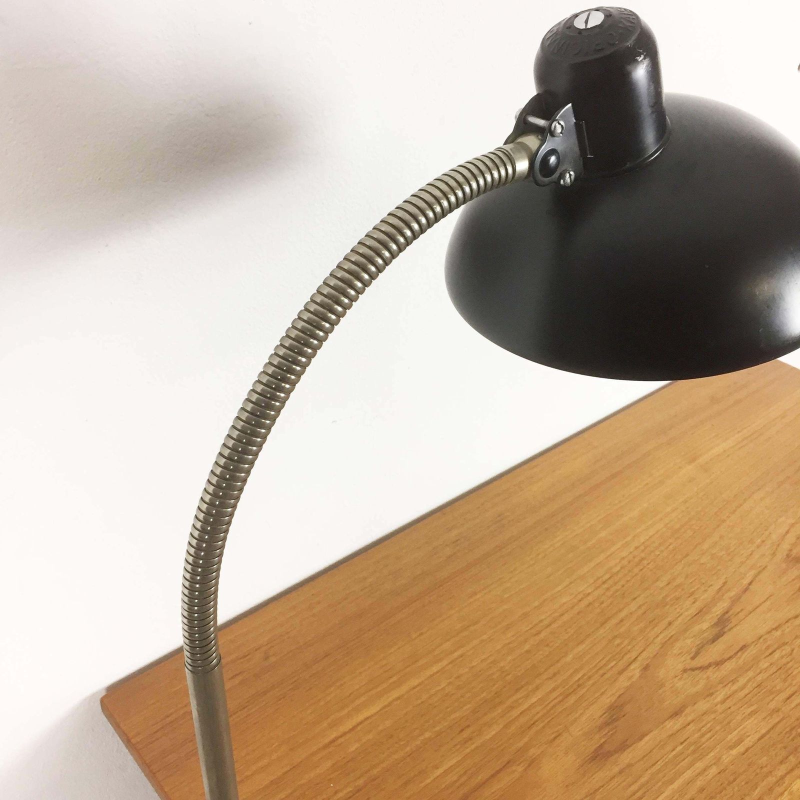 1950s Black Kaiser Idell Table Fixation Bauhaus Desk Light By Christian Dell photo vinterior