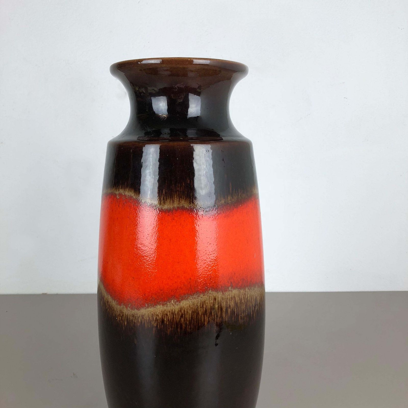 Large Pottery Fat Lava Multi Color 239 41 Vase Made By Scheurich, 1970s photo Home Decor