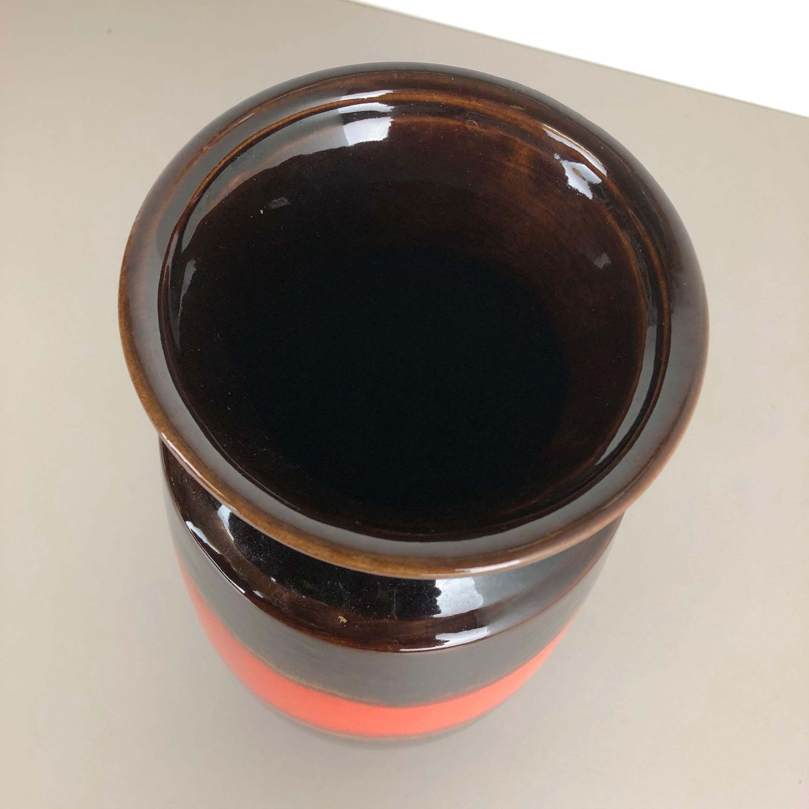 Large Pottery Fat Lava Multi Color 239 41 Vase Made By Scheurich, 1970s photo vintage