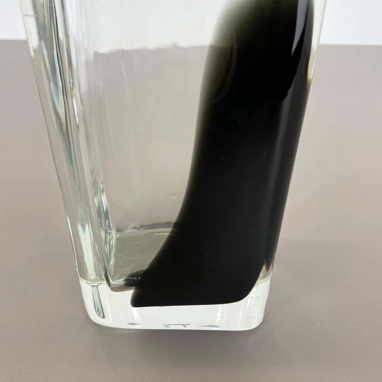 New Old Stock Large 3.2kg Murano Glass Vase Antonio Da Ros Cenedese 1970, No.2 photo 2137.0