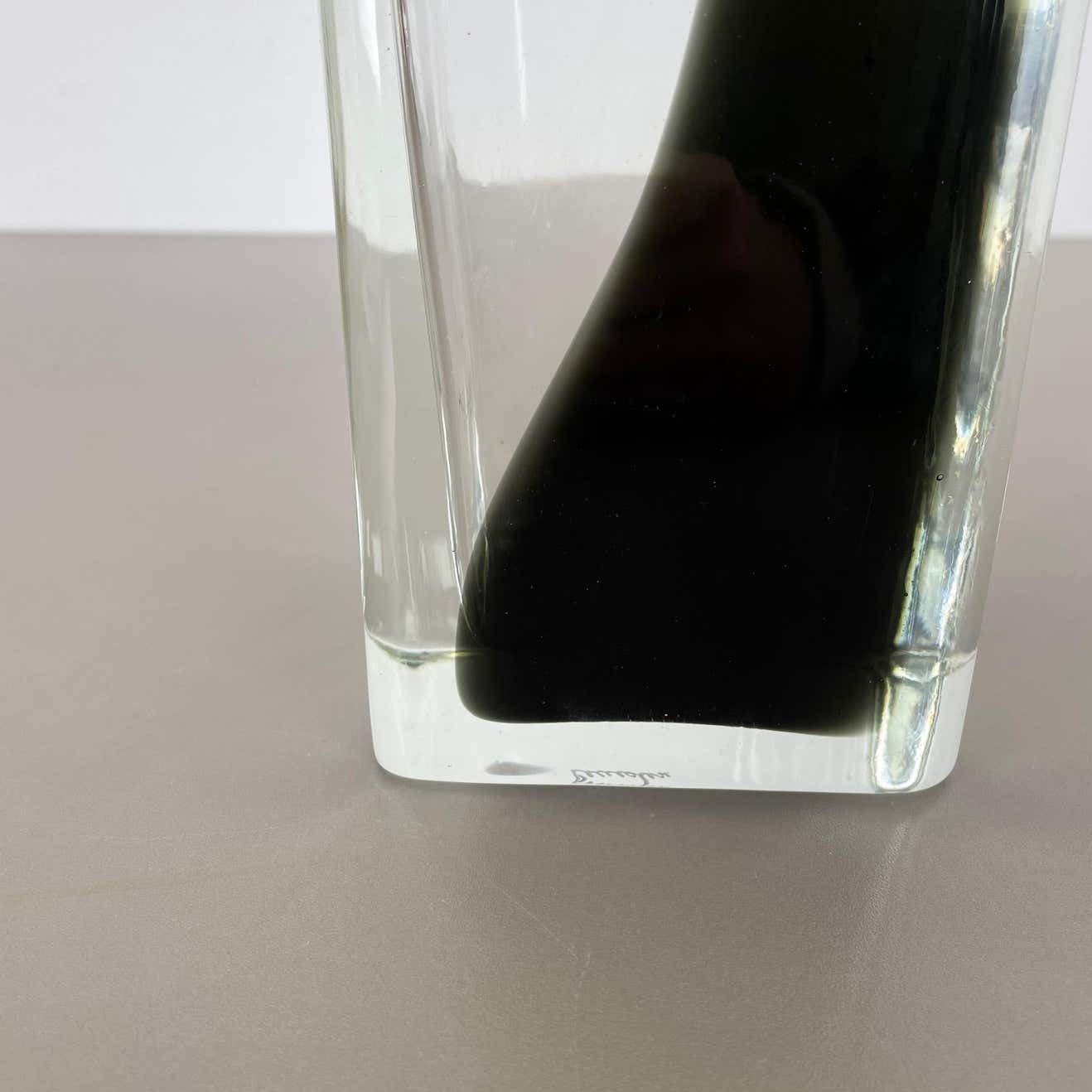 New Old Stock Large 3.1kg Murano Glass Vase Antonio Da Ros Cenedese 1970, No.1 photo buy
